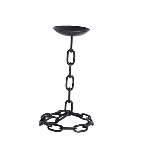 Chain Design Disc Candelabrum - image 1