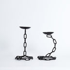 Chain Design Disc Candelabrum - image 5