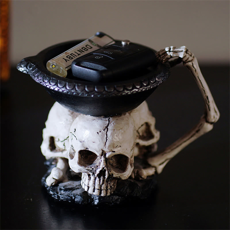 Halloween Skull Base Candle Holder - image 6