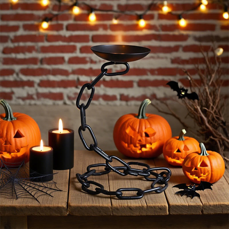 Chain Design Disc Candelabrum - 16*16*24 - image 4