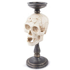 Weathered Texture Skull Candle Holder - image 4