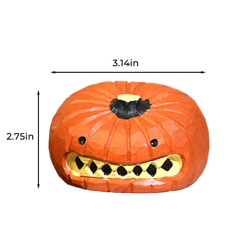 Exaggerated Expression Pumpkin Figurine Ornament - image 8