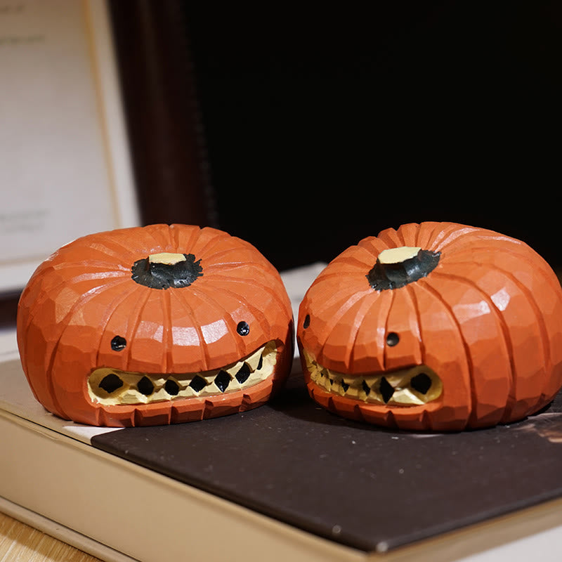 Exaggerated Expression Pumpkin Figurine Ornament - image 6