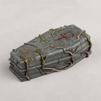 Halloween Coffin Ornament With Vine Design - image 6