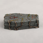 Halloween Coffin Ornament With Vine Design - image 4