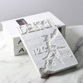 Book-shaped Embossed Ornament - white - image 9