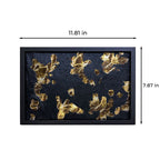 Black And Gold Horsehair Decorative Tray - image 8
