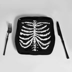 Black And White Skull Storage Tray - black - image 0