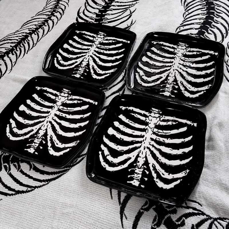 Black And White Skull Storage Tray - image 3