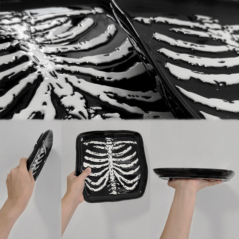 Black And White Skull Storage Tray - image 8
