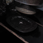 Black Silver-plated Ceramic Tray - image 4
