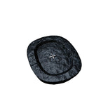 Black Silver-plated Ceramic Tray - image 1