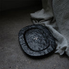 Black Silver-plated Ceramic Tray - black - image 0