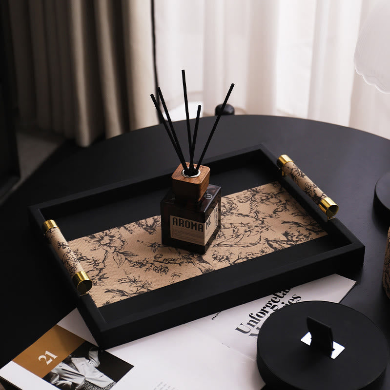 Vintage Printed Leather Tray - image 6