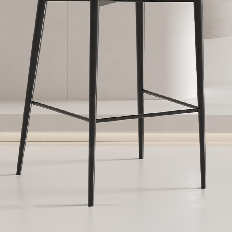 Leather Bar Stool With Footrest - image 7