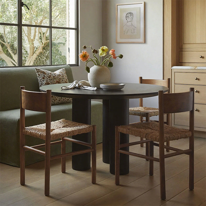 Wicker Bar Stool With Backrest - image 6