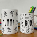 White Porcelain Cup With Ghost Print - image 5