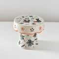 Colorful Halloween Dessert Plate - white - image 0