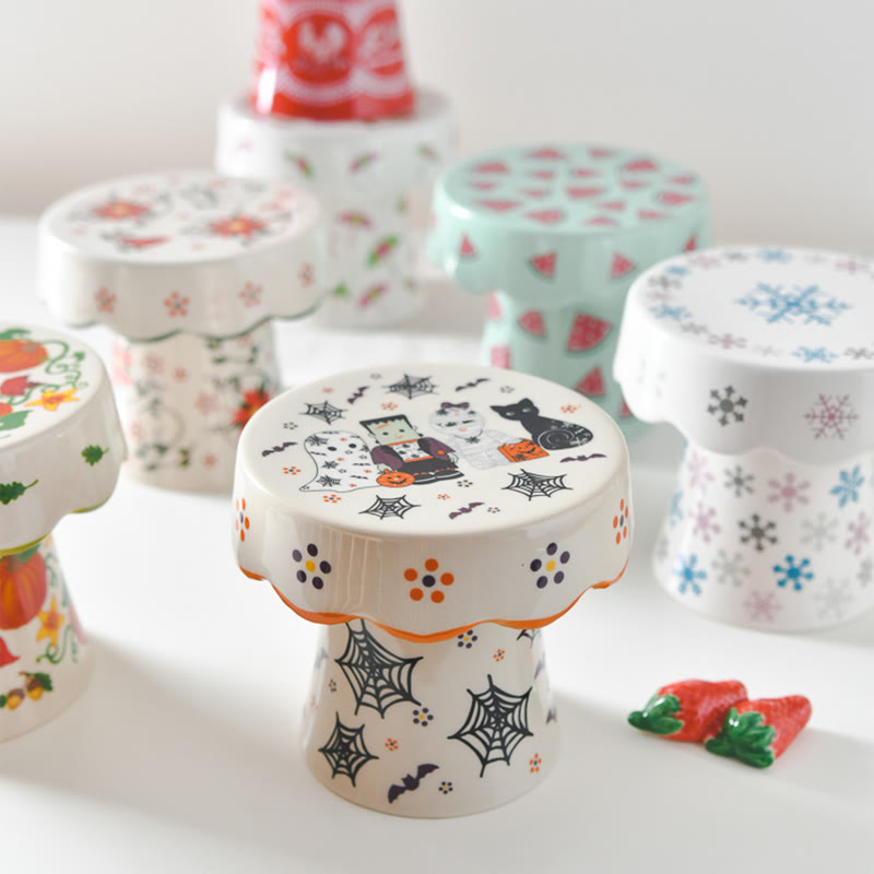 Colorful Halloween Dessert Plate - image 5