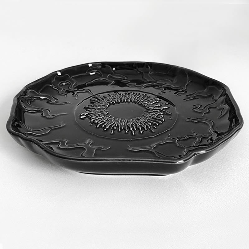 Gothic-style Pattern Black Plate - image 2