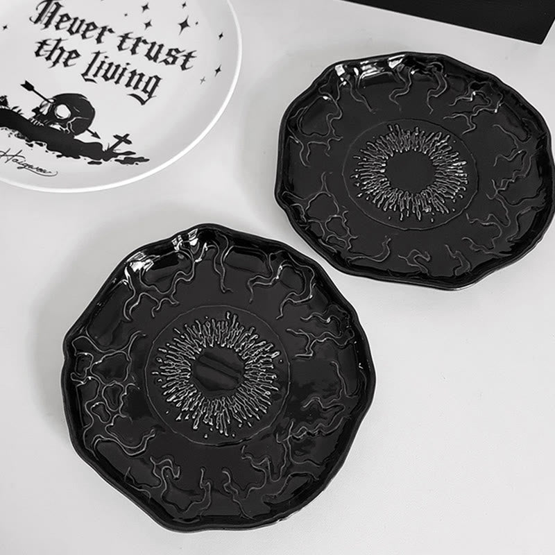 Gothic-style Pattern Black Plate - image 7