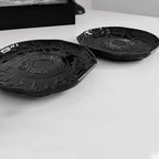 Gothic-style Pattern Black Plate - image 8