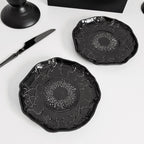 Gothic-style Pattern Black Plate - image 5