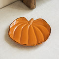 Creative Pumpkin-shaped Ceramic Plate - orange - image 0