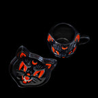 Embossed Black Cat Ceramic Plate - image 5