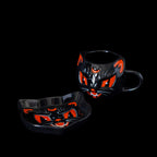 Embossed Black Cat Ceramic Plate - image 4