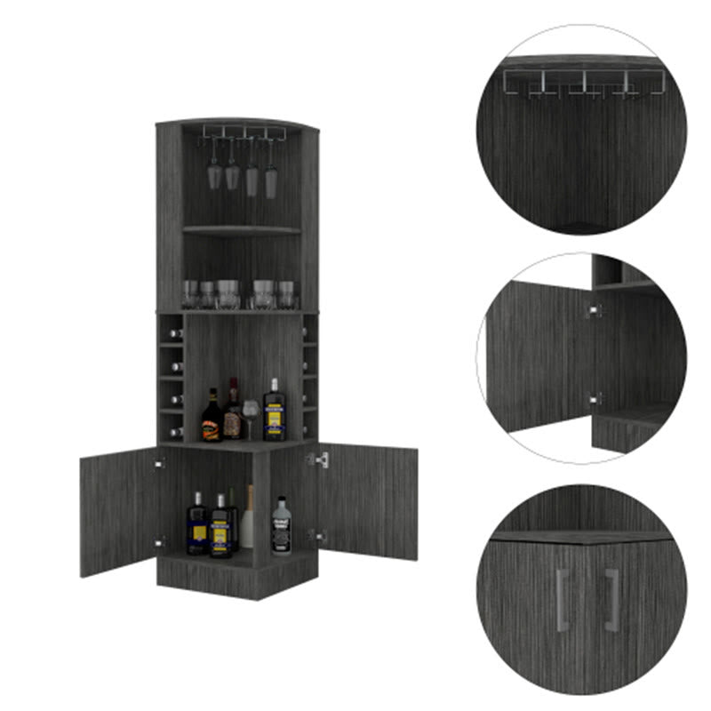 Bar Cabinet With Wine Cubbies - image 5