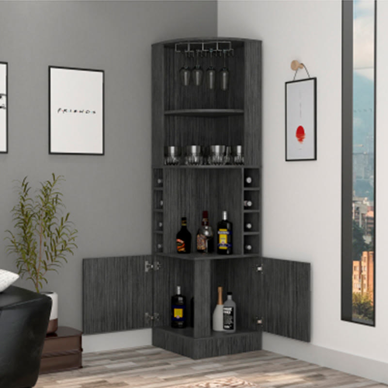 Bar Cabinet With Wine Cubbies - image 2
