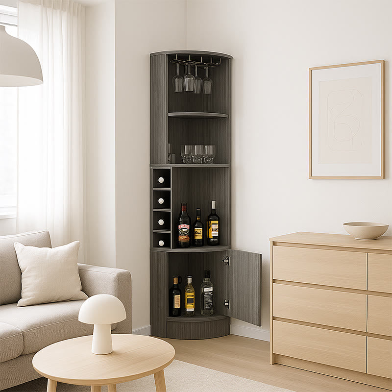 Bar Cabinet With Wine Cubbies - image 3