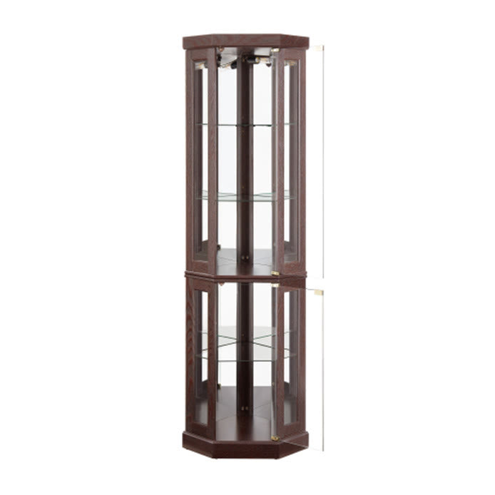 Lighted Corner Display Bar Cabinet - image 1