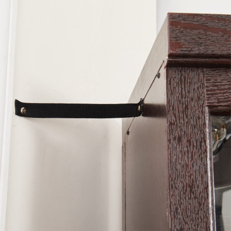 Lighted Corner Display Bar Cabinet - image 8