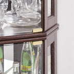 Lighted Corner Display Bar Cabinet - image 7