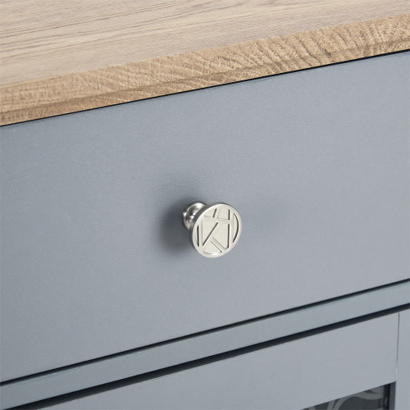 Modern Buffet Cabinet With Glass Rack - image 7