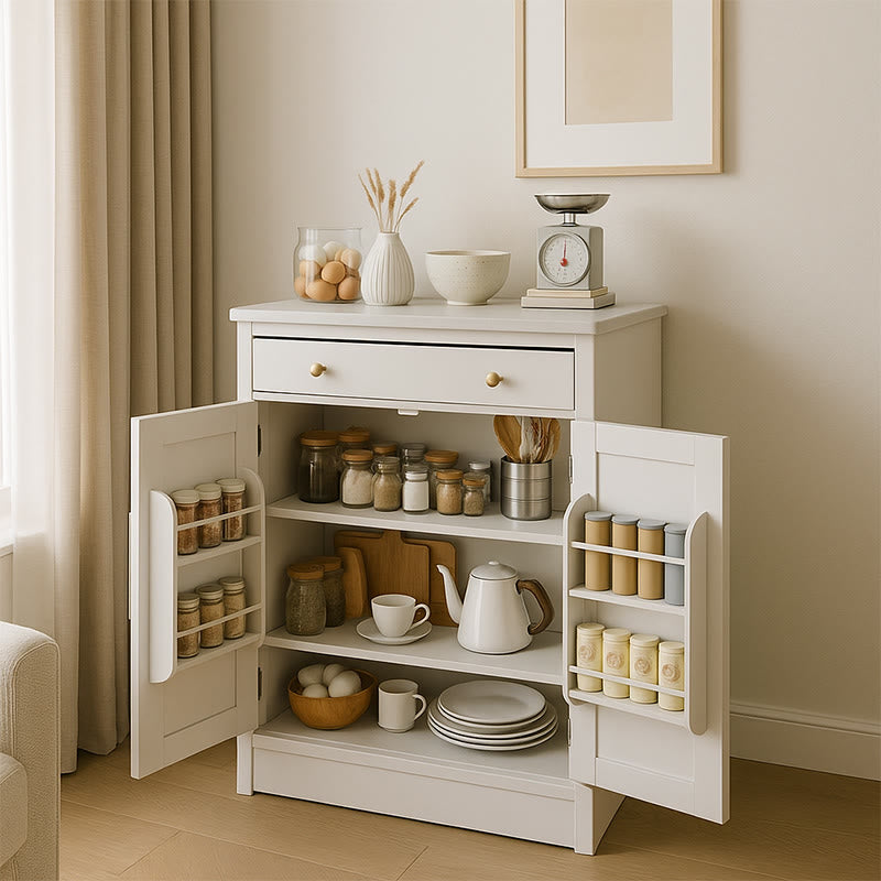 Freestanding Kitchen Bar Cabinet - W28.7" X D17.5 X H35.4" - image 0