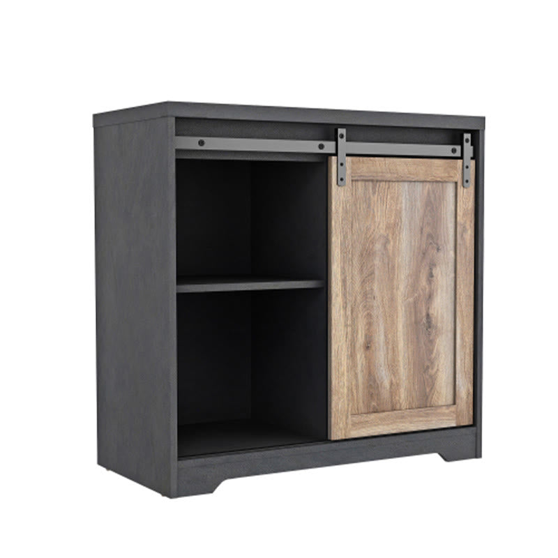 Farmhouse Barn Door Bar Cabinet  - image 1