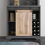 Farmhouse Barn Door Bar Cabinet  - image 5