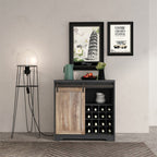 Farmhouse Barn Door Bar Cabinet  - image 3