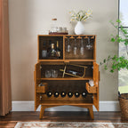 Rustic Kitchen Bar Cabinet - image 3