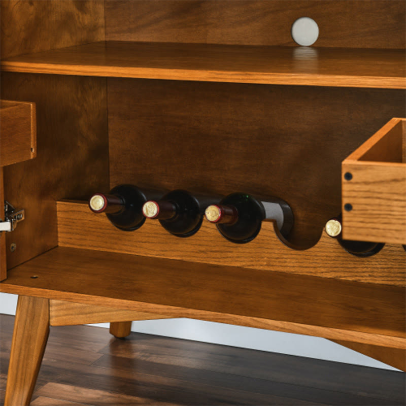 Rustic Kitchen Bar Cabinet - image 6