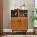 Rustic Kitchen Bar Cabinet - W31.5" X D15.75" X H45.5" - image 0