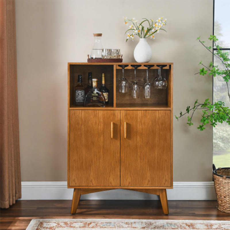 Rustic Kitchen Bar Cabinet - W31.5" X D15.75" X H45.5" - image 0
