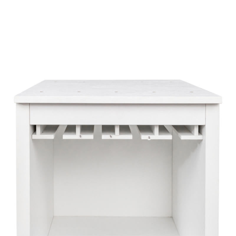 White Square Wine Bar Cabinet - image 7