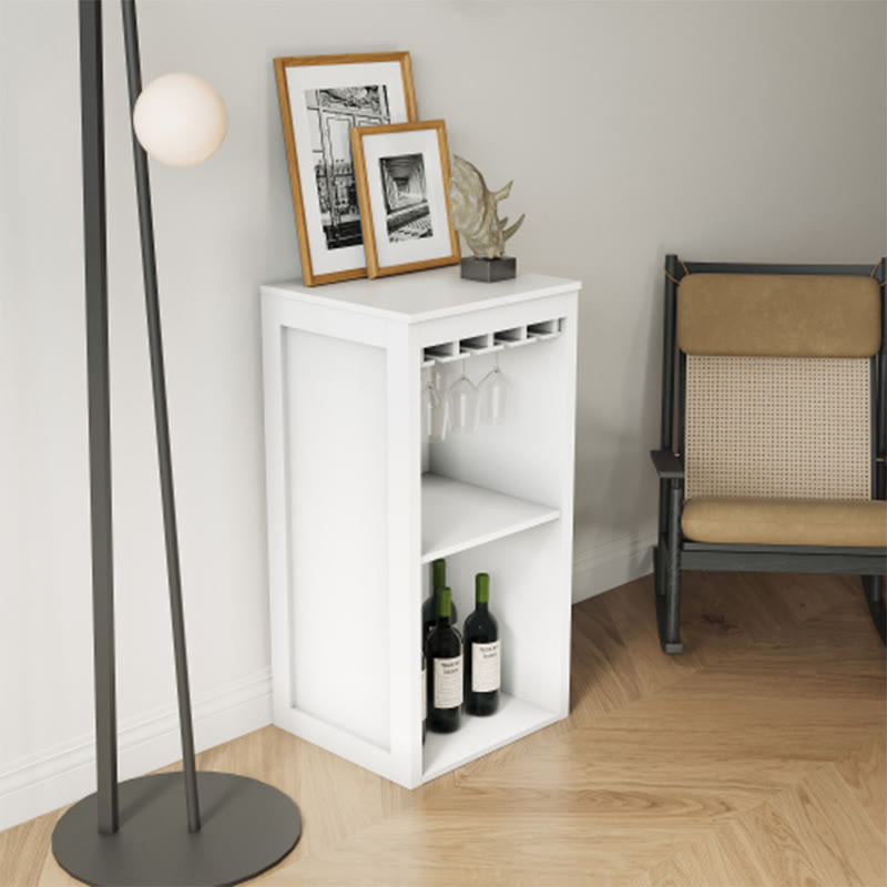 White Square Wine Bar Cabinet - image 2