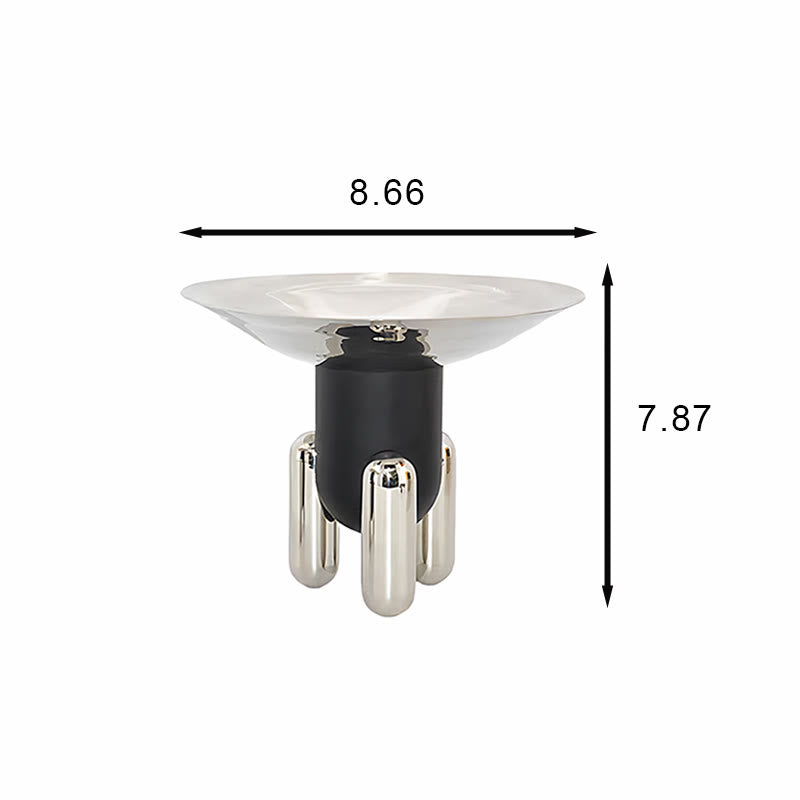 Stainless Steel Double-layer Pedestal Tray - image 4