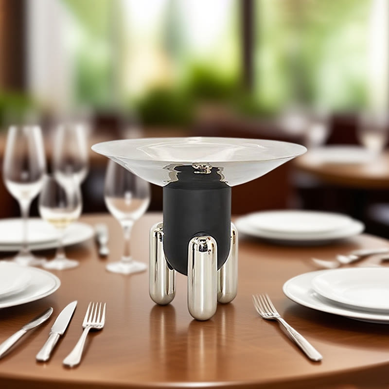 Stainless Steel Double-layer Pedestal Tray - image 1