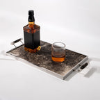 Horsehair-lined Rectangular Decorative Tray - image 1